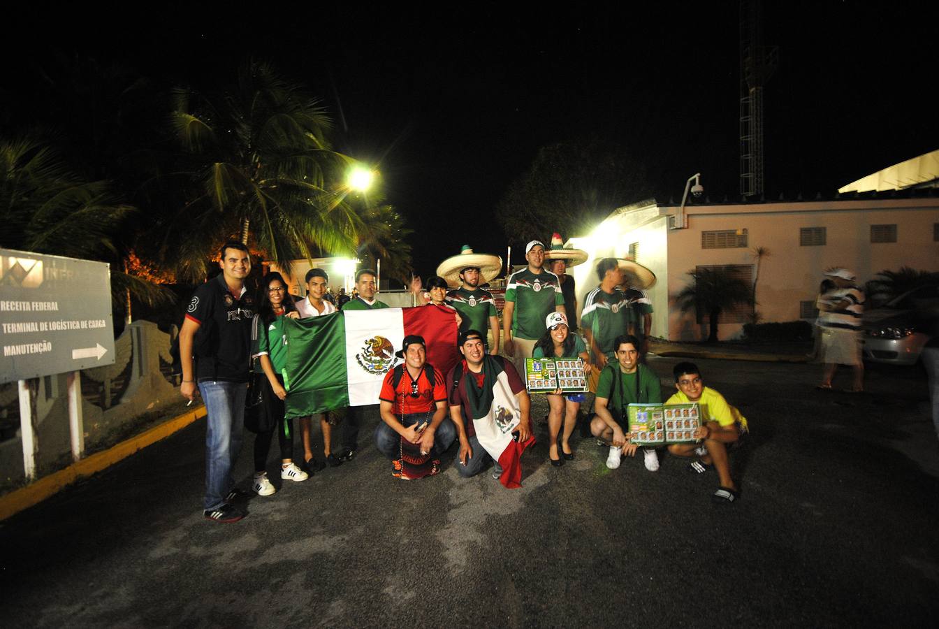 Mundial 2014: Ambiente de fútbol en las calles de Brasil