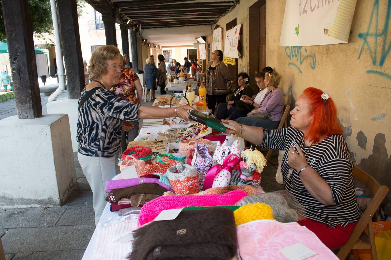 Santo Domingo acoge el Mercado Solidario de Cáritas