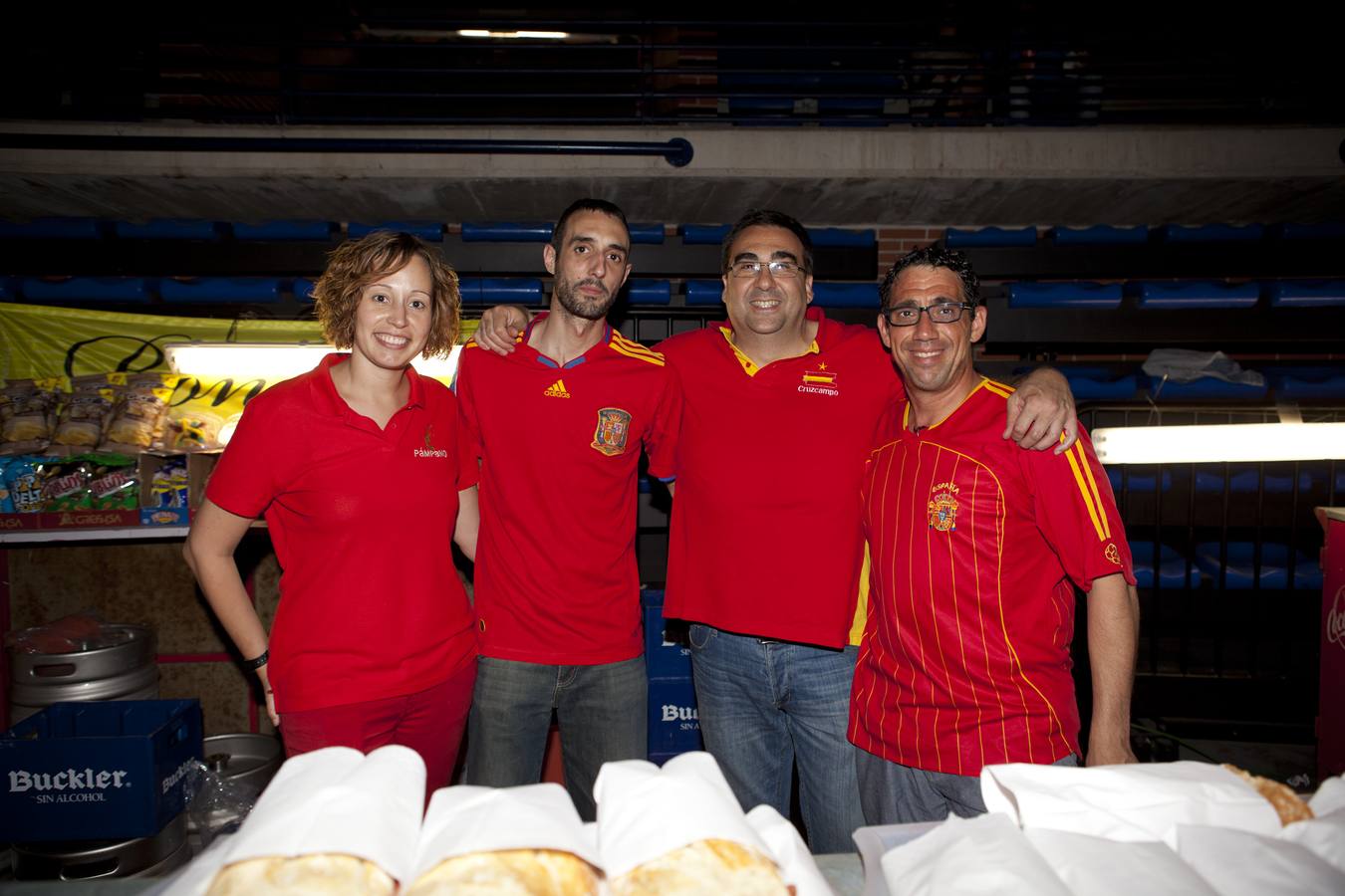 El partido España-Holanda se vio en el Palacio de los Deportes