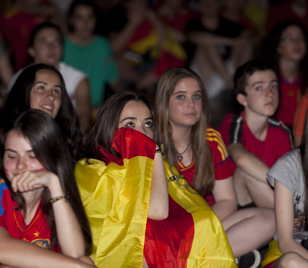 El partido España-Holanda se vio en el Palacio de los Deportes