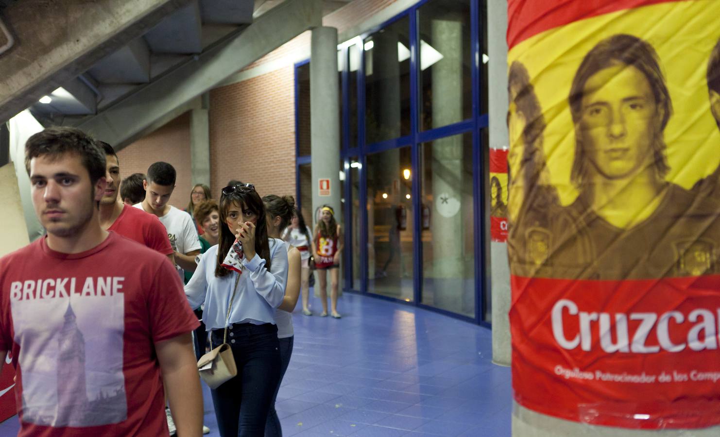 Logroño se entristece con la Roja