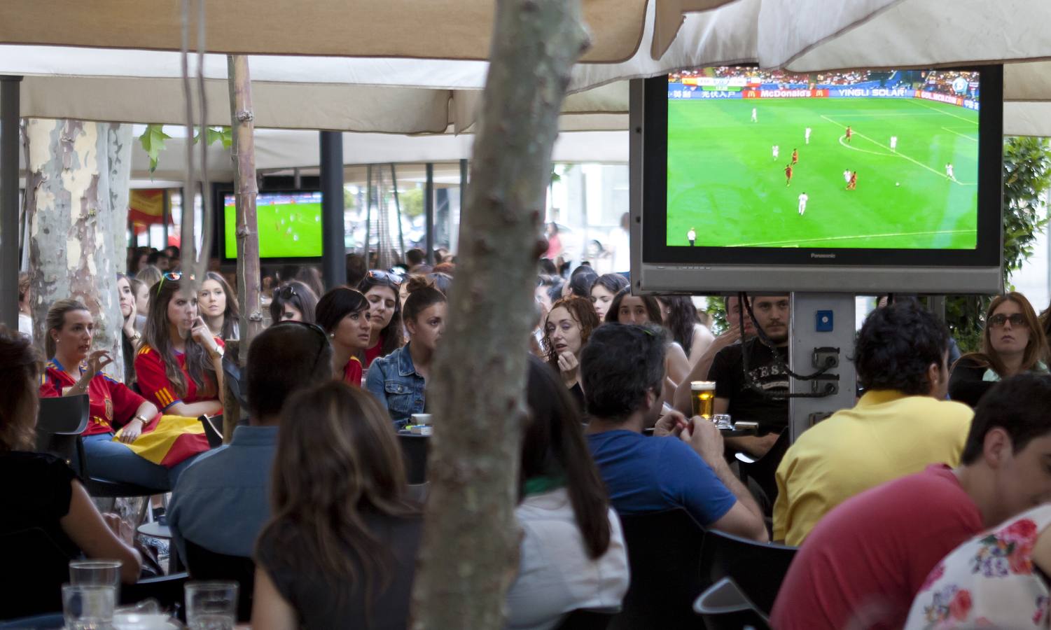 Logroño se entristece con la Roja