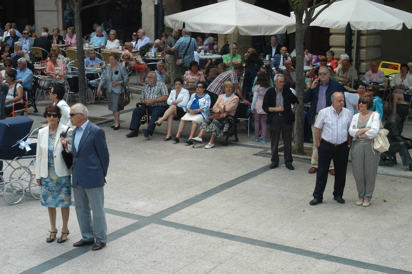 Ambiente del segundo día de fiestas en Haro por San Felices