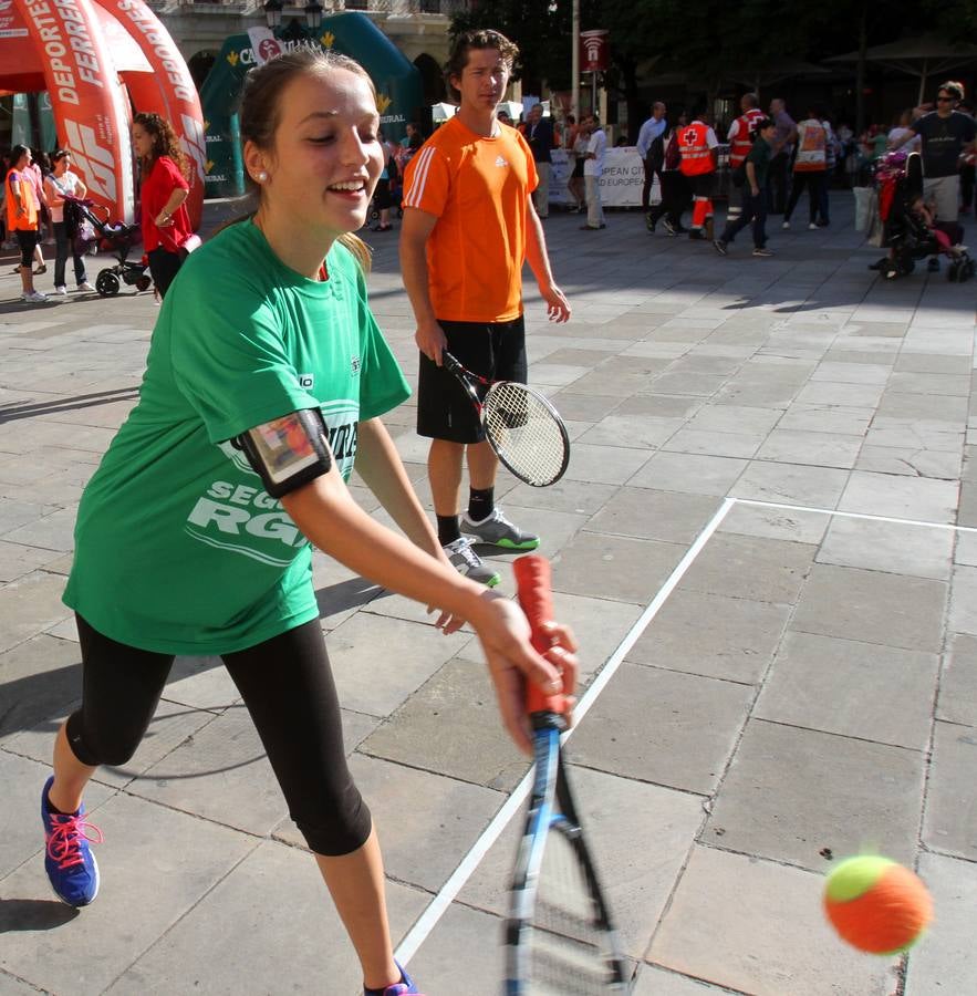 Actividades de &#039;La noche más deportiva&#039; en la Plaza del Mercado