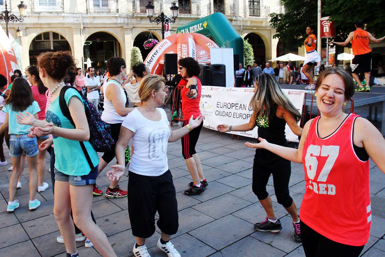 Actividades de &#039;La noche más deportiva&#039; en la Plaza del Mercado