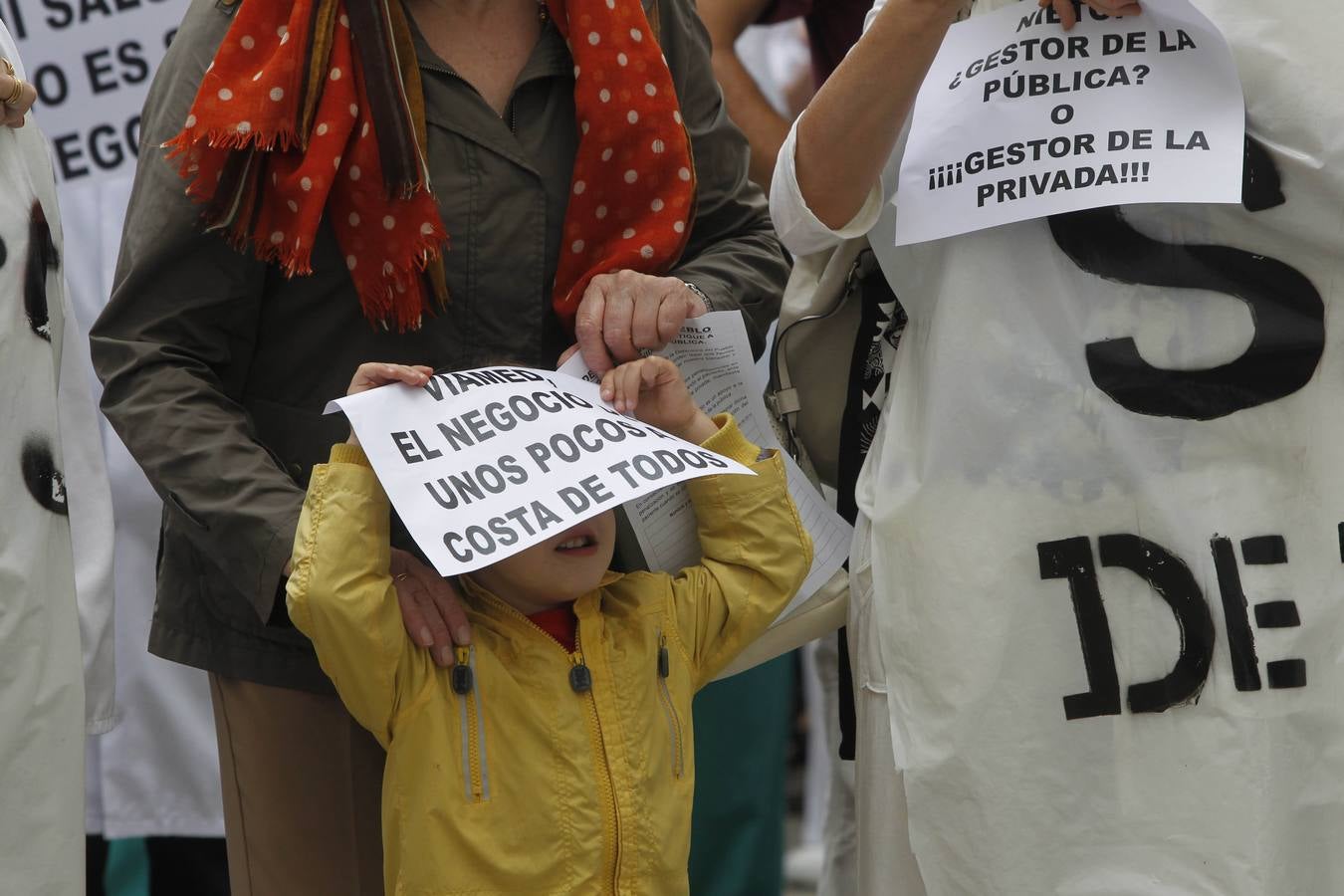 Manifestación de la &#039;Marea Blanca&#039;