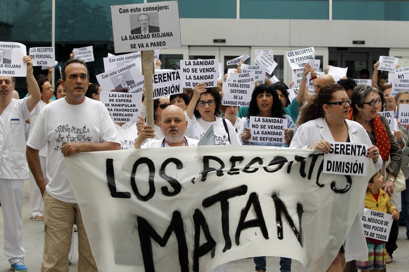 Manifestación de la &#039;Marea Blanca&#039;