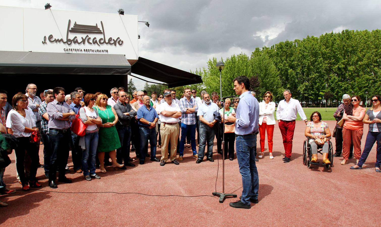 Visita de Pedro Sánchez a Logroño