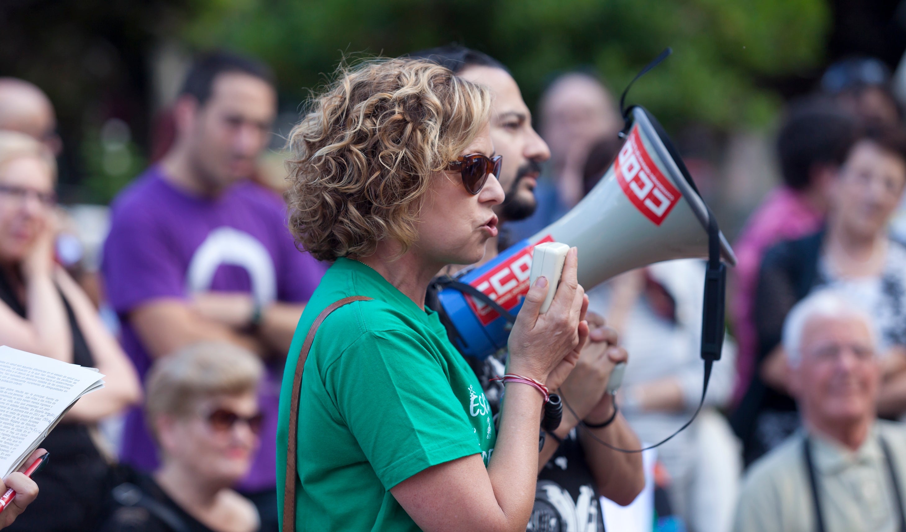 Podemos sale a la calle en Logroño