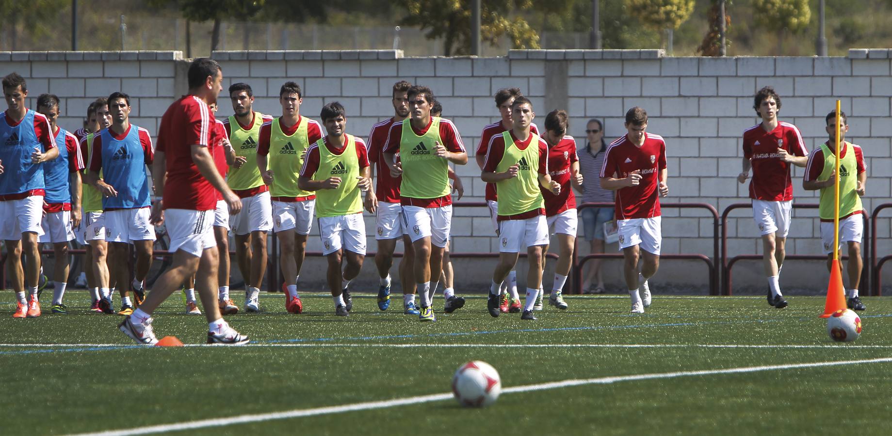 Entrenamiento de la Unión Deportiva Logroñés