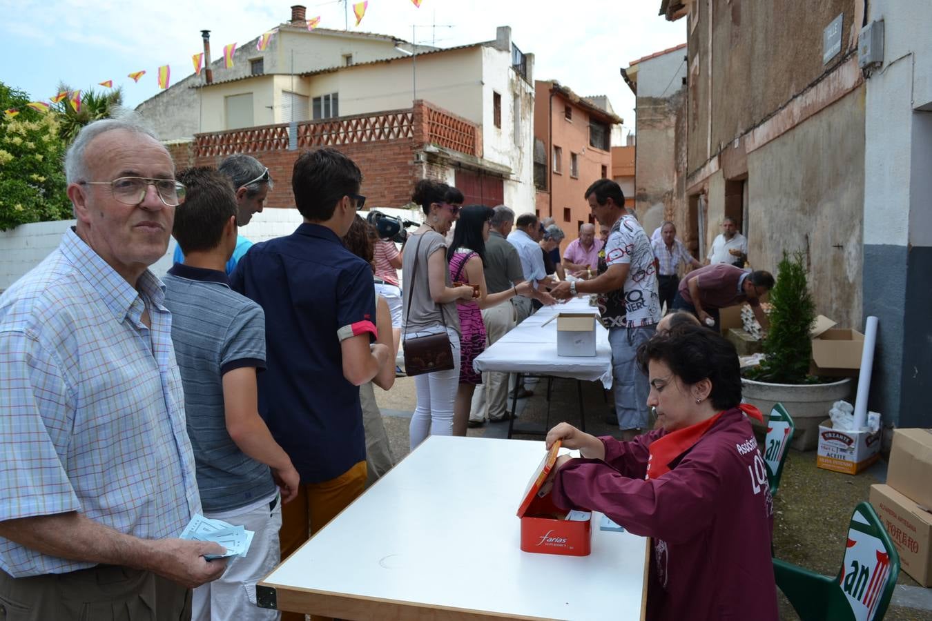 Festival del huevo duro con jamón en Alesón