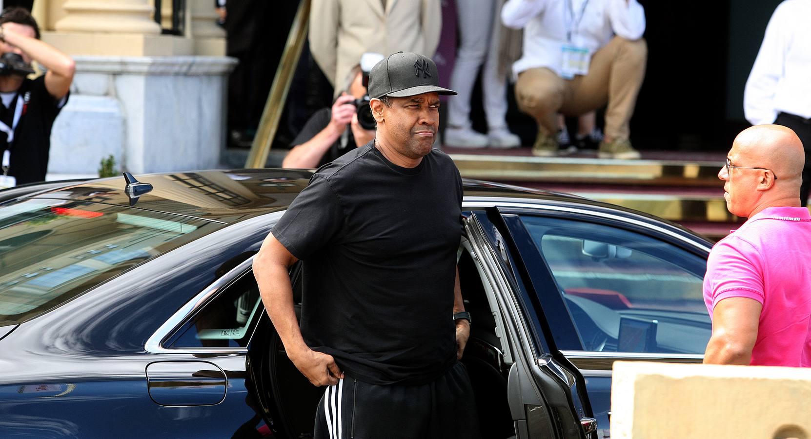 Denzel Washington derrocha simpatía en Donostia