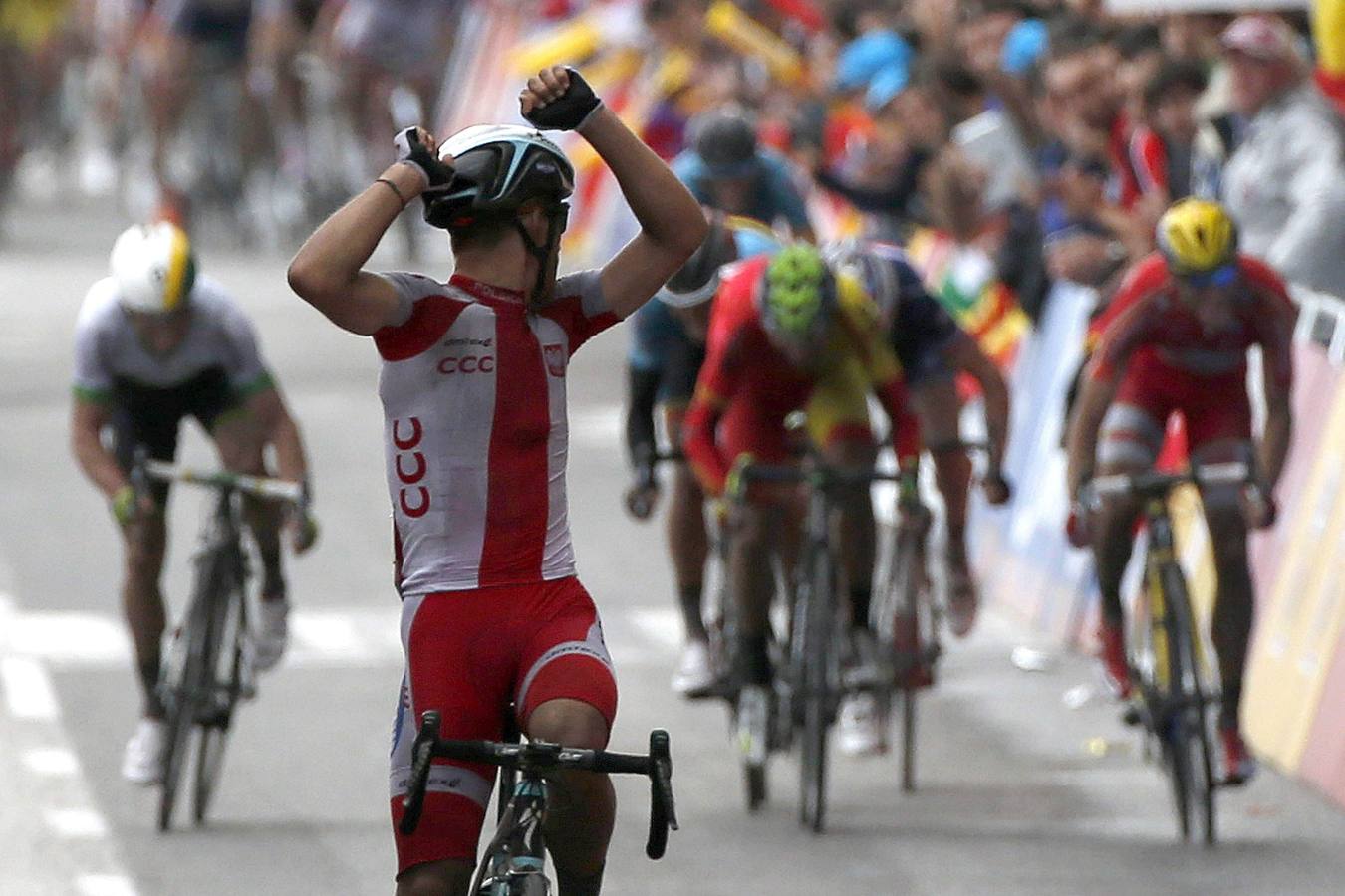 Kwiatkowski gana el Mundial de ciclismo, Valverde de nuevo bronce