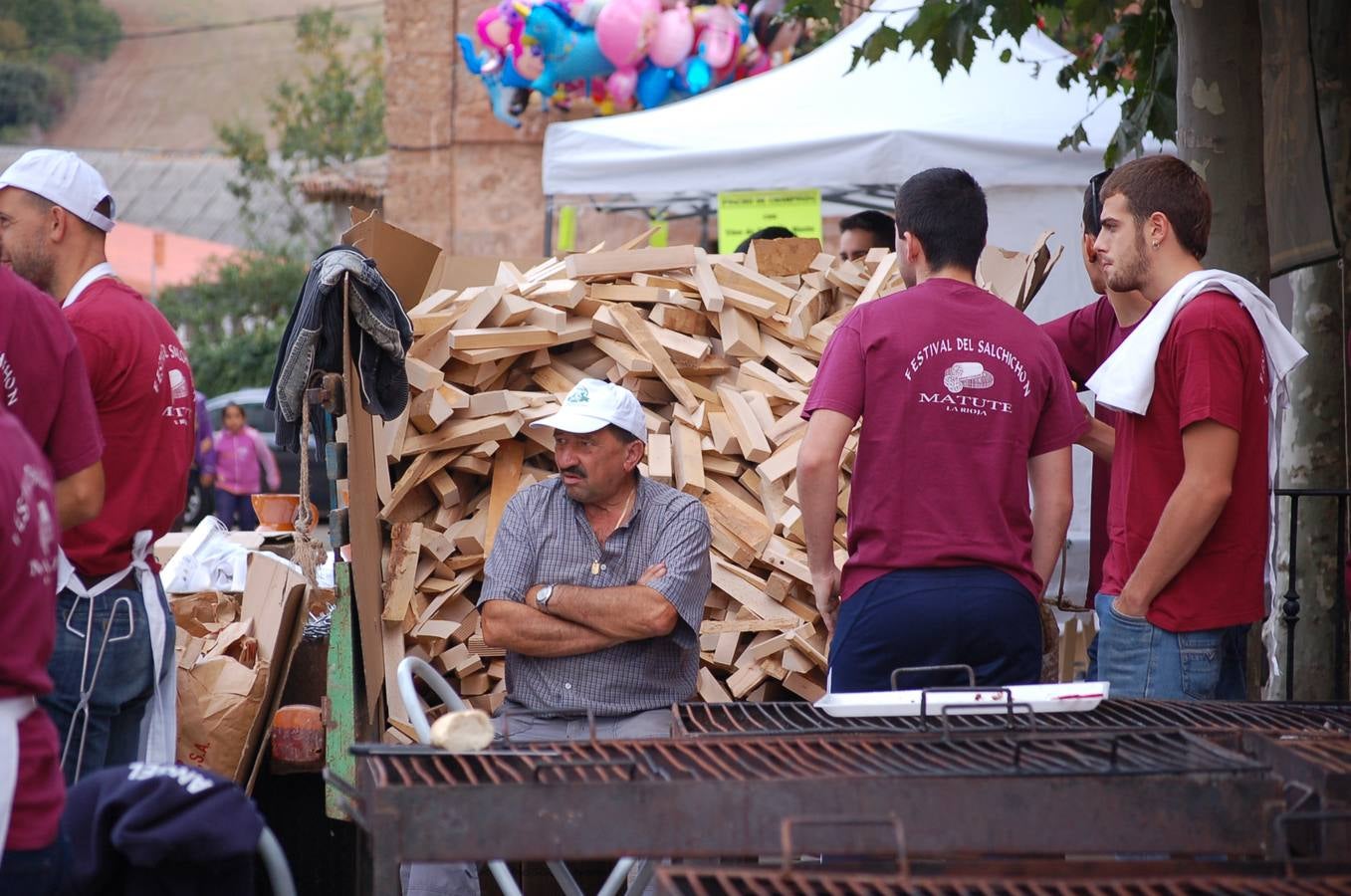 5.000 raciones de salchichón asado en Matute