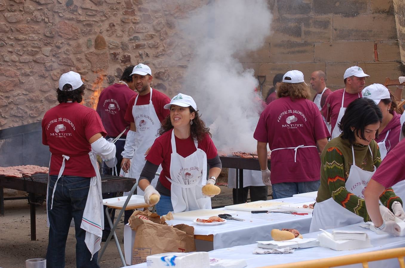 5.000 raciones de salchichón asado en Matute