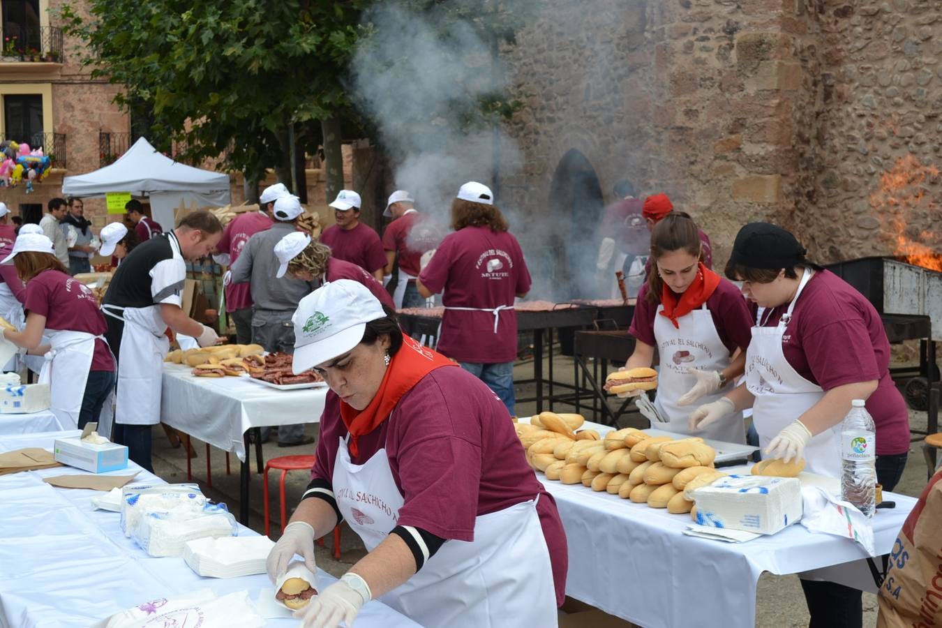 5.000 raciones de salchichón asado en Matute