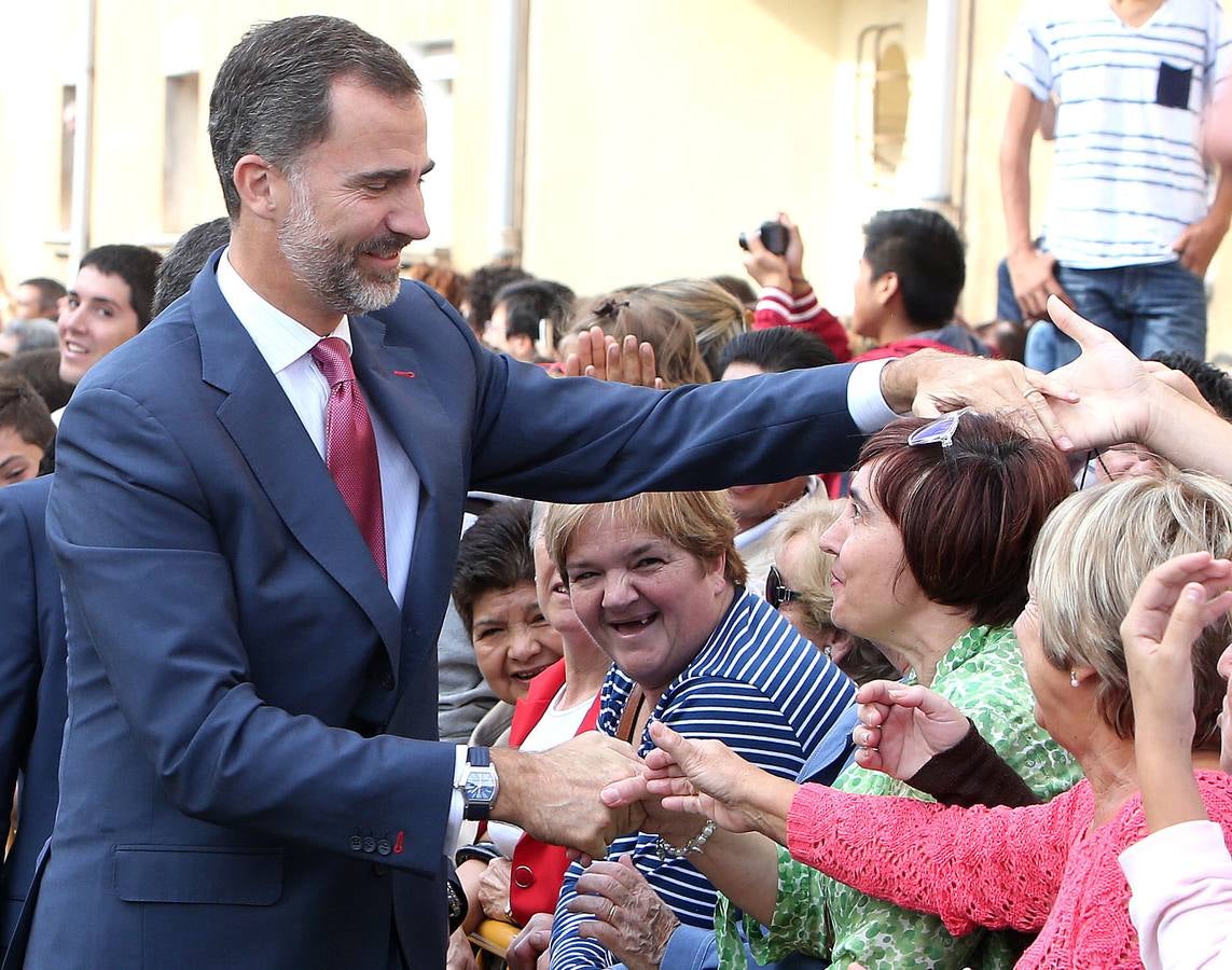 Los Reyes, aclamados en Calahorra