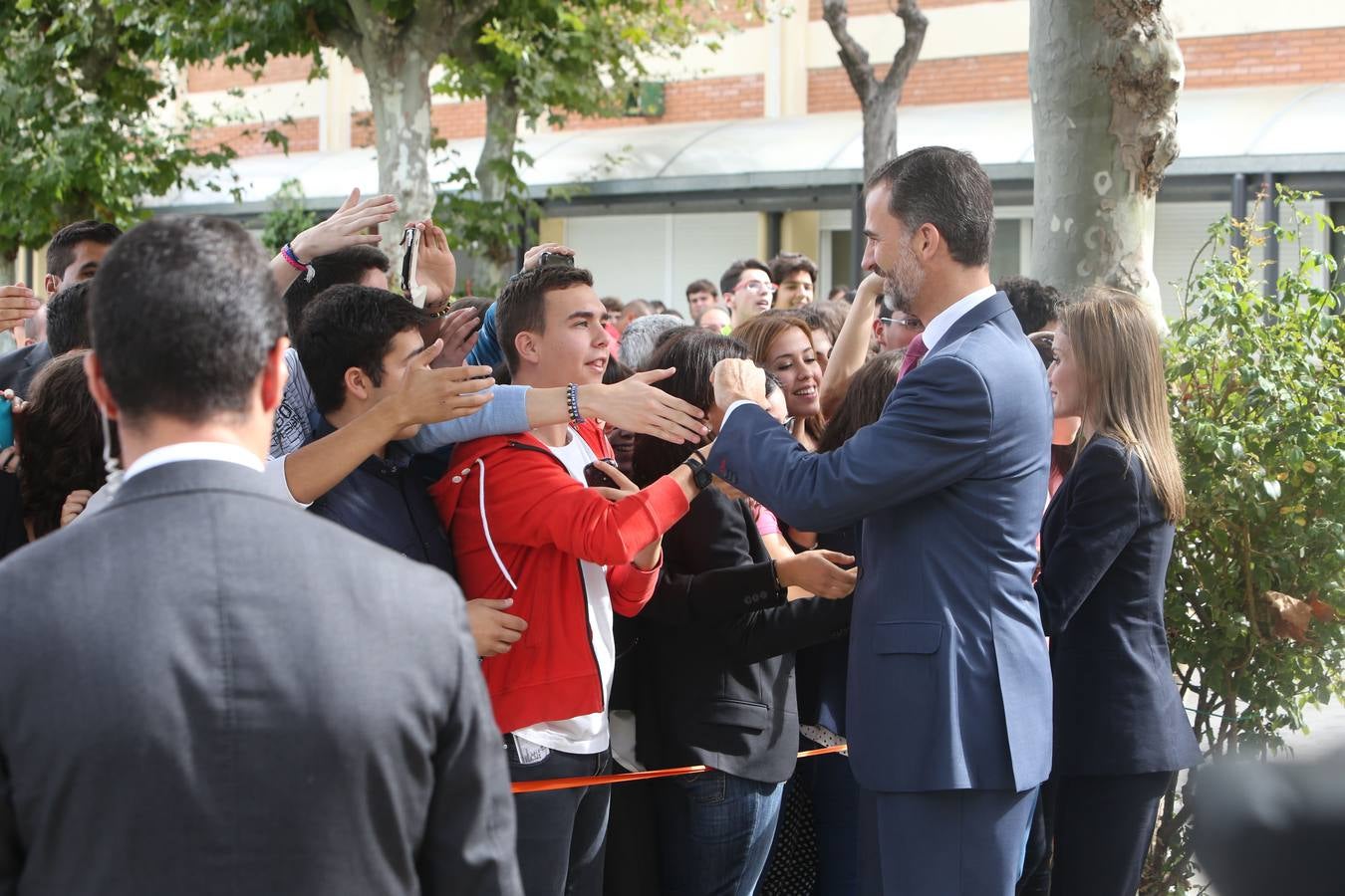 Los Reyes, aclamados en Calahorra