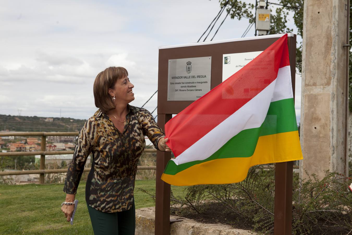 Nuevo mirador de Albelda al valle del Iregua