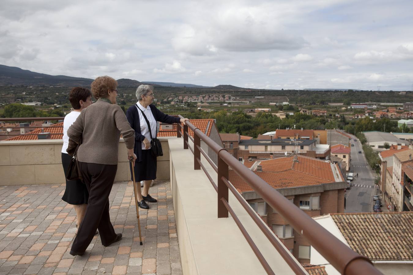 Nuevo mirador de Albelda al valle del Iregua