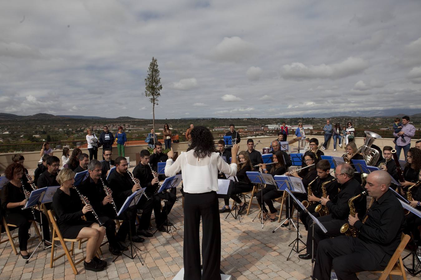 Nuevo mirador de Albelda al valle del Iregua