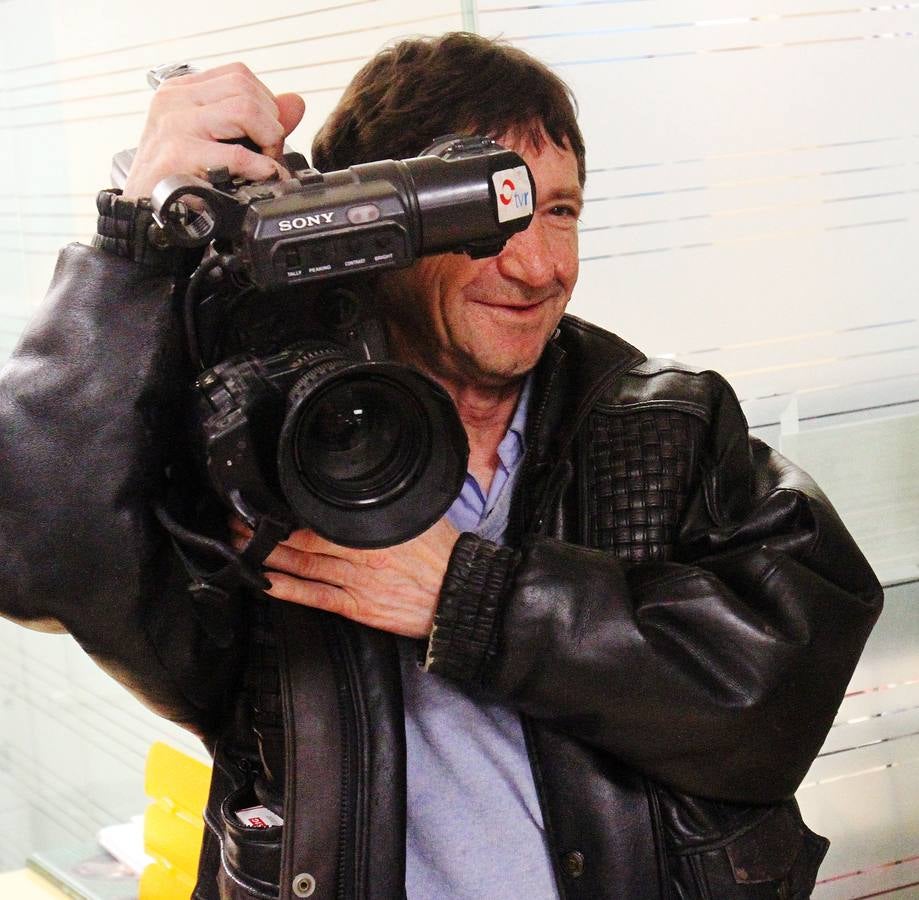 Los alumnos del Centro Ocupacional de Fundación Cáritas-Chavicar de Santo Domingo y Logroño visitan la multimedia de Diario LA RIOJA