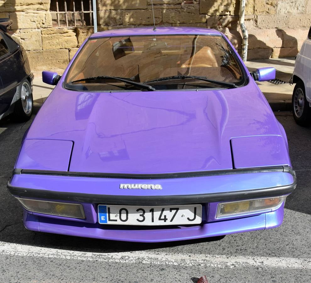 Concentración de coches clásicos en las Fiestas de Gracias de Lardero