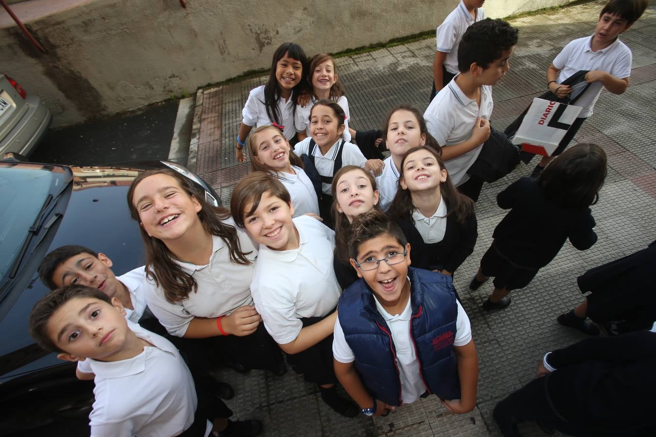 Los alumnos de 5º A del Colegio Adoratrices de Logroño visita la multimedia de Diario LA RIOJA