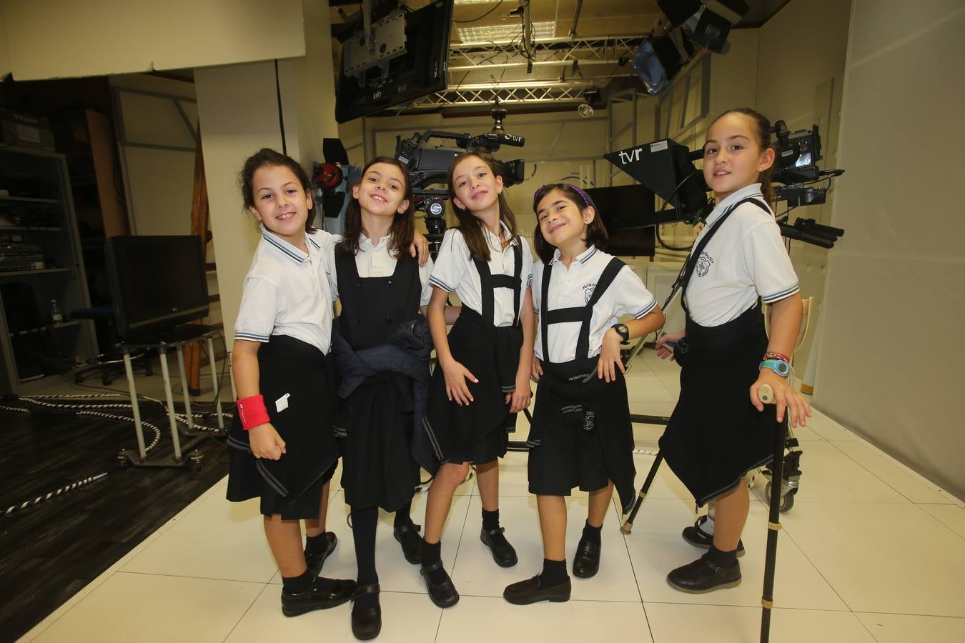 Los alumnos de 5º A del Colegio Adoratrices de Logroño visita la multimedia de Diario LA RIOJA