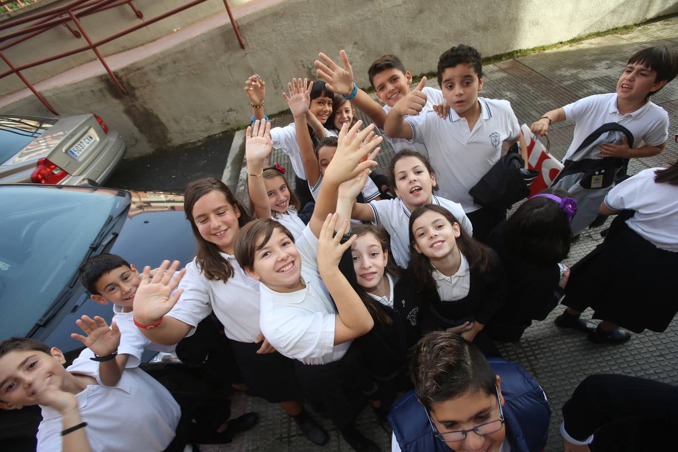 Los alumnos de 5º A del Colegio Adoratrices de Logroño visita la multimedia de Diario LA RIOJA