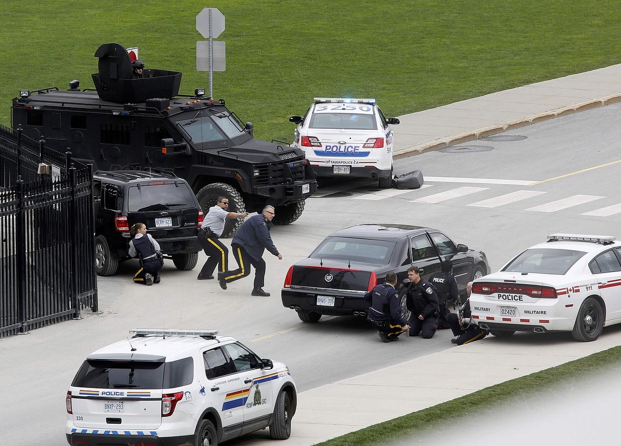 Alerta en Ottawa tras un tiroteo frente al parlamento