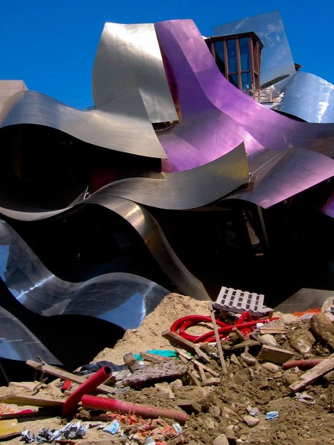 La construcción del Hotel Marqués de Riscal paso a paso