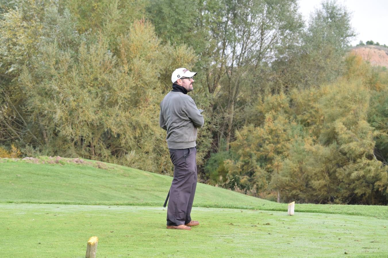 Jugadores en la final de la Liga de Golf y Vino