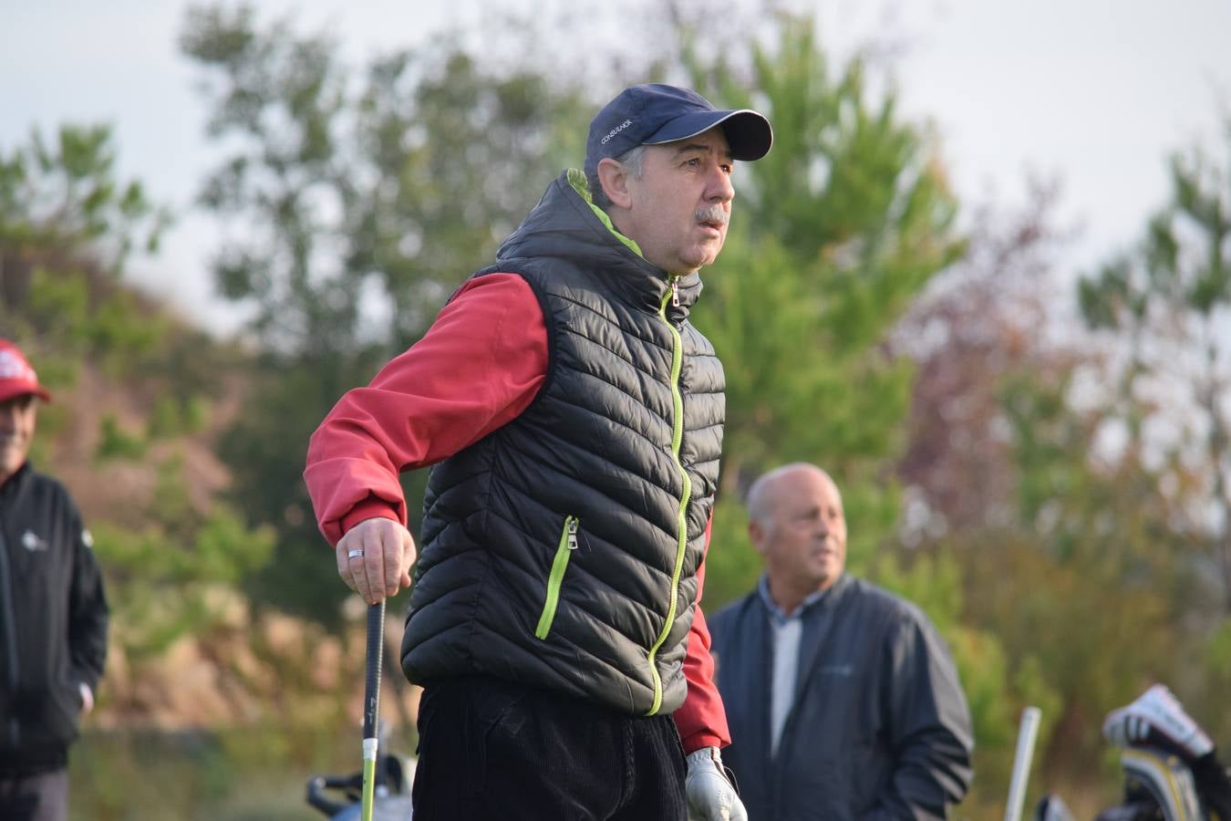 Jugadores en la final de la Liga de Golf y Vino