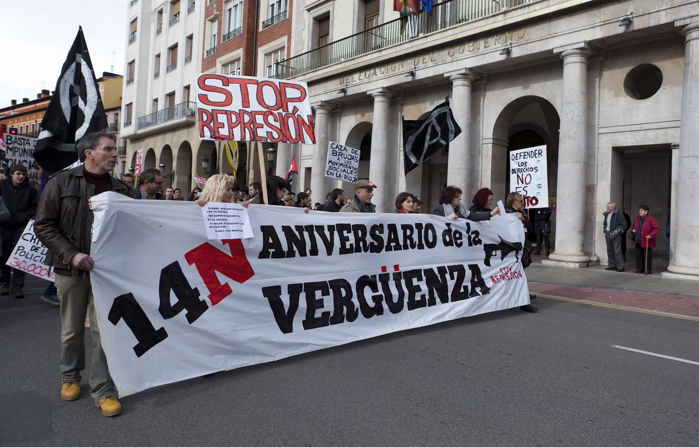 Manifestación en el segundo aniversario del 14N