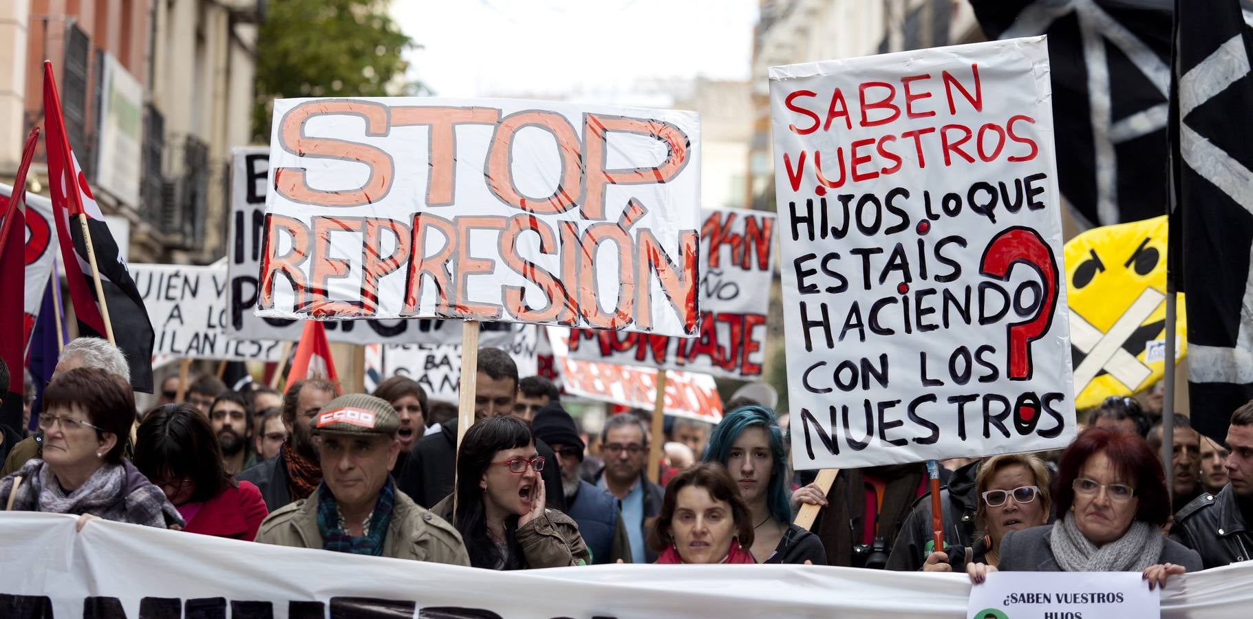 Manifestación en el segundo aniversario del 14N