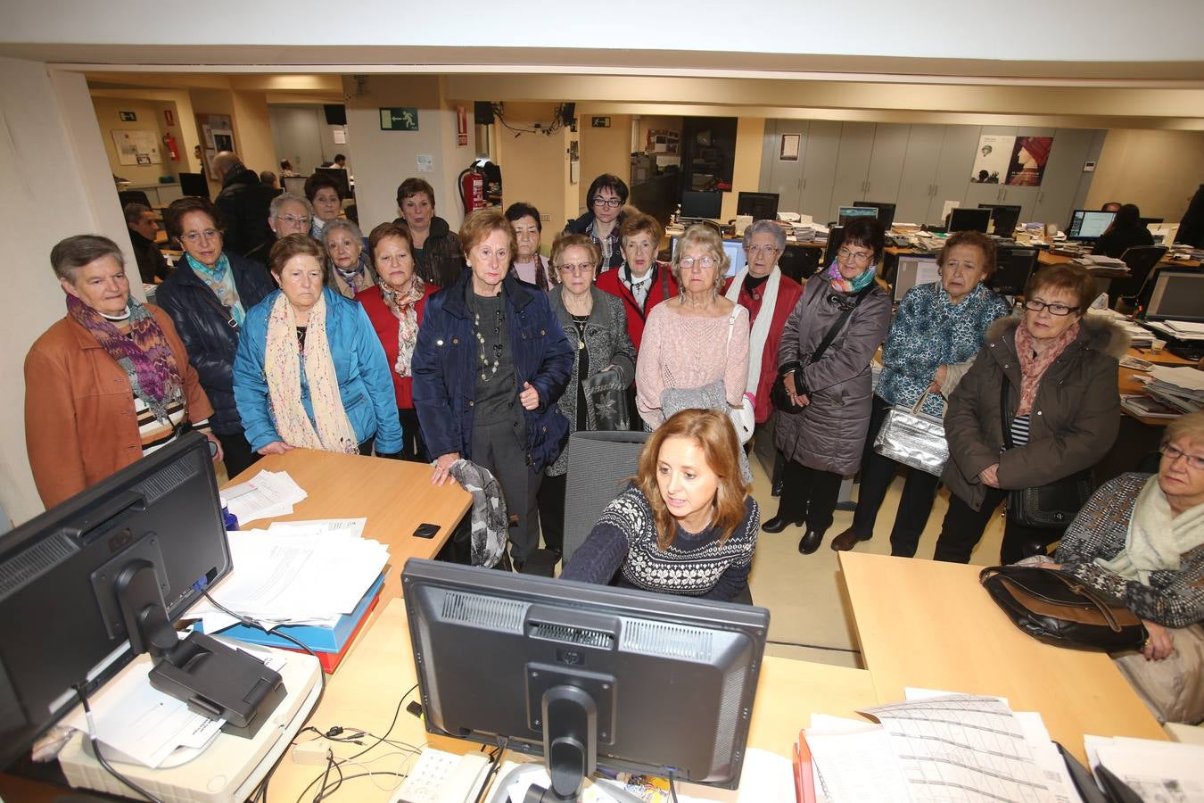 Alumnas del Programa Vida Sana visitan la Multimedia La Rioja