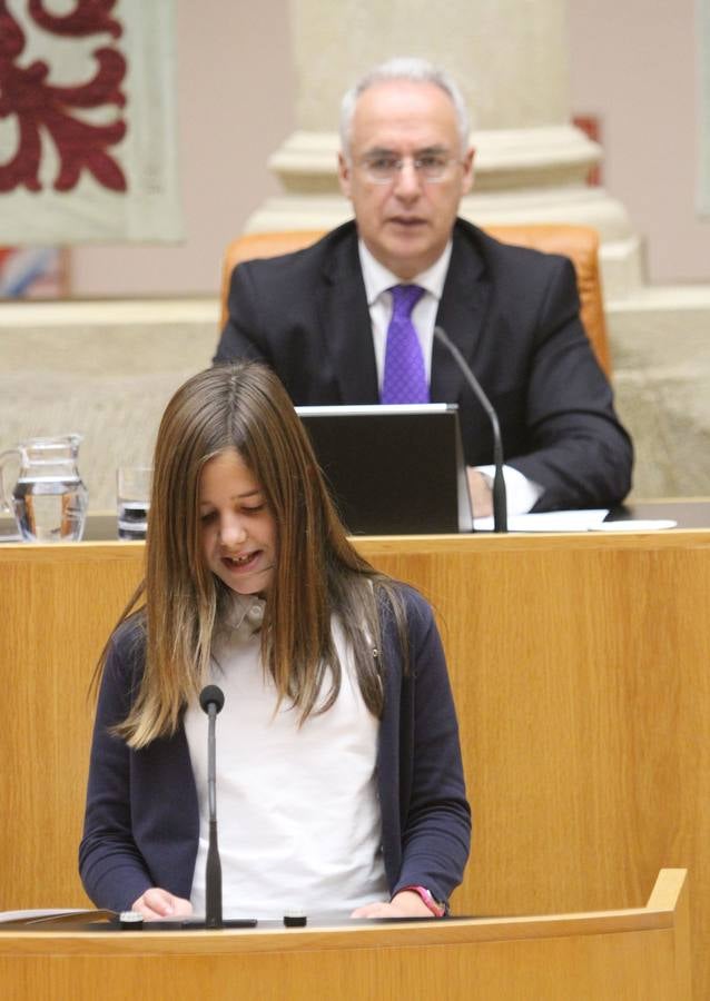 El Parlamento riojano acoge la lectura de la Constitución