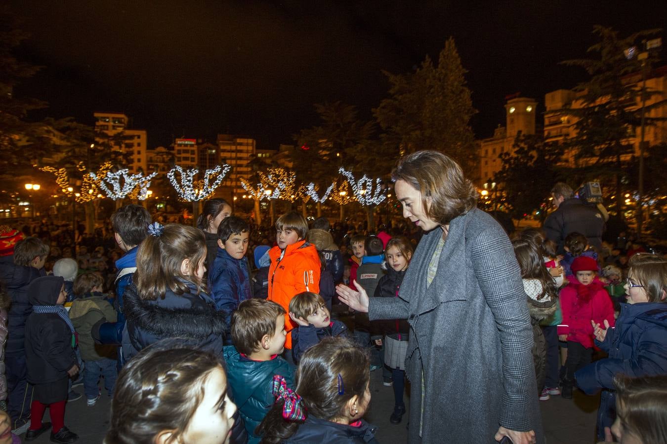 Logroño enciende su iluminación navideña