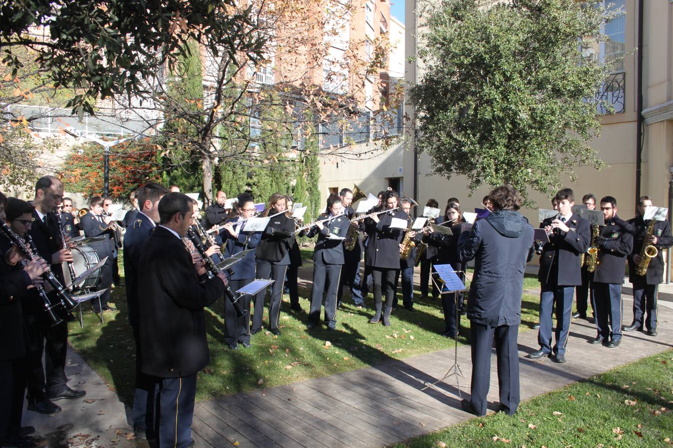 Homenaje a la bandera en Arnedo