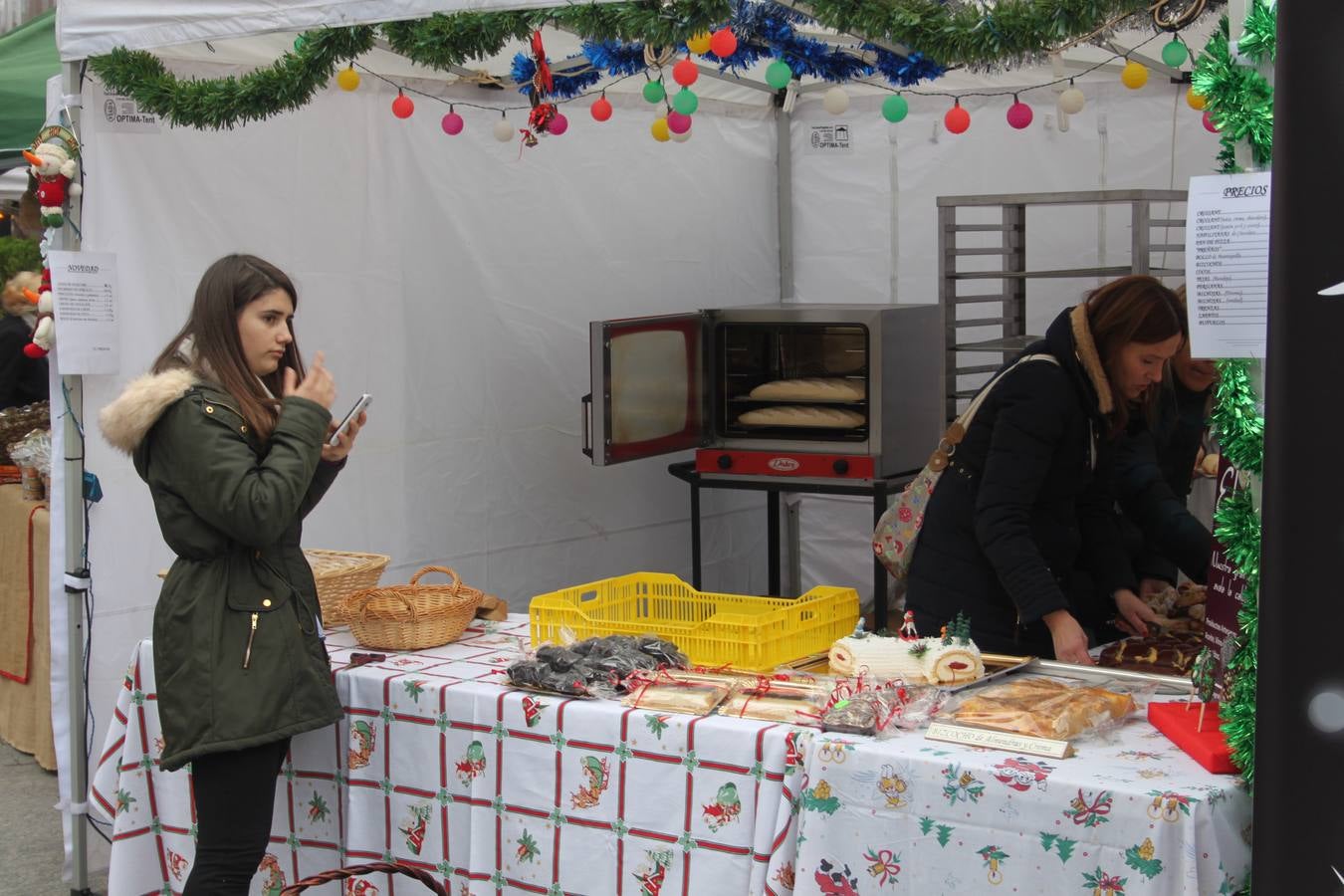 Mercado navideño por Santa Lucía en Arnedo