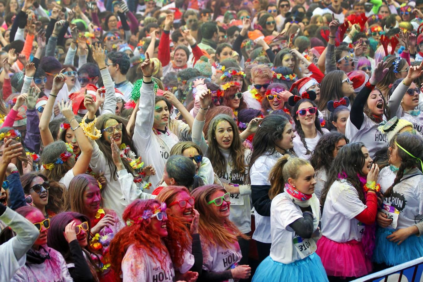 Logroño celebra la Holi Run (II)