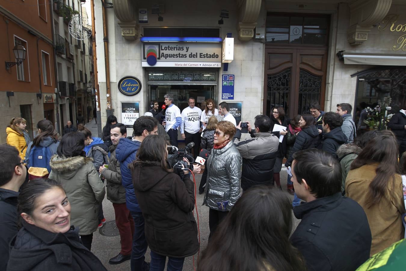 Logroño celebra el Gordo y el segundo premio