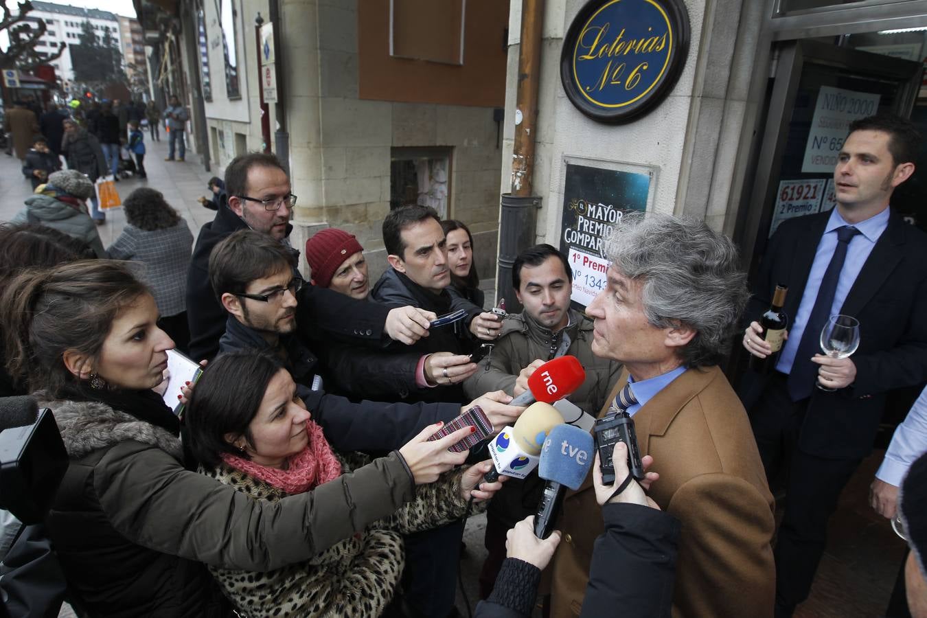 Logroño celebra el Gordo y el segundo premio
