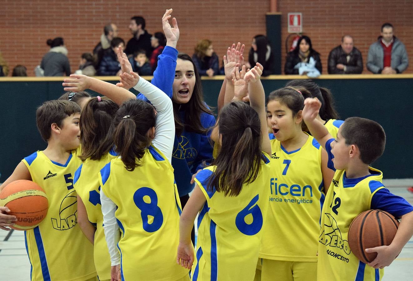 Lardero disfruta con las promesas del baloncesto