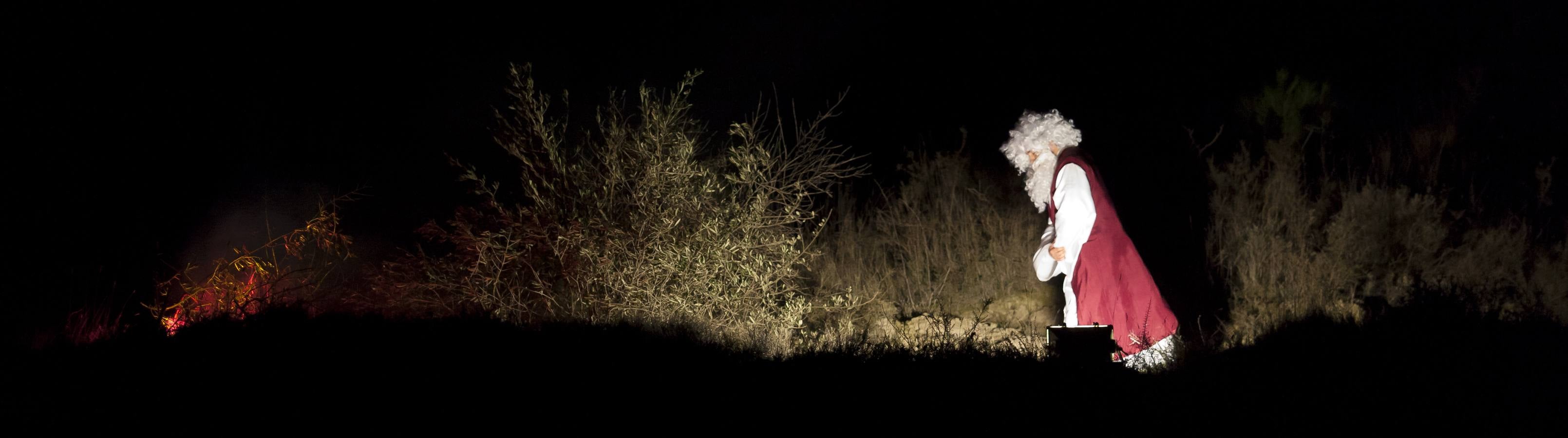 Representación del Belén viviente de Alcanadre