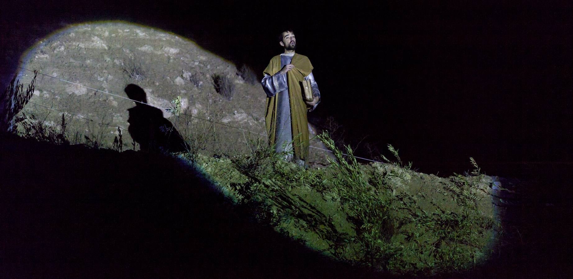 Representación del Belén viviente de Alcanadre