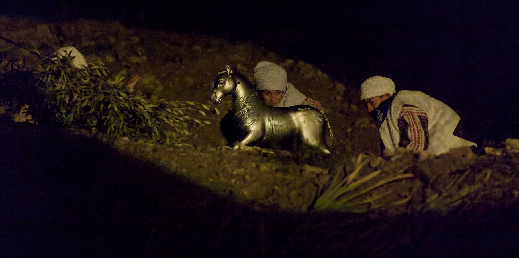 Representación del Belén viviente de Alcanadre