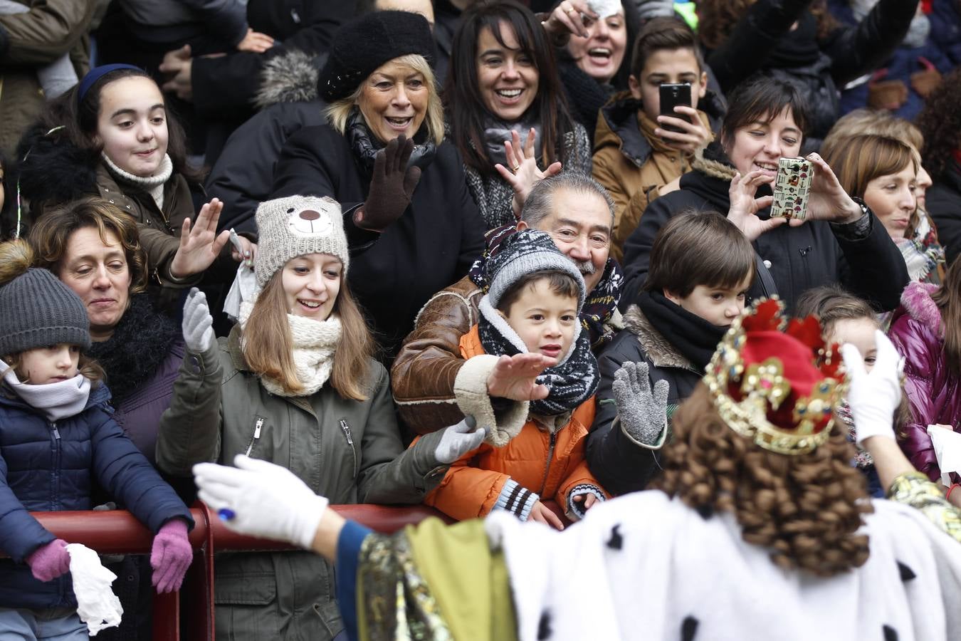 Los Reyes Magos llegan a Las Gaunas (I)