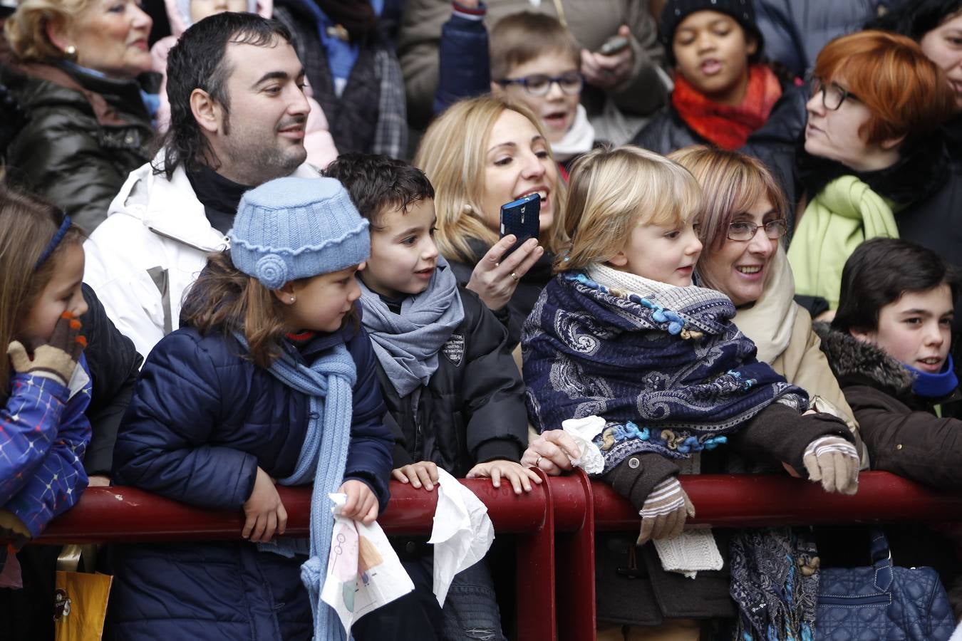 Los Reyes Magos llegan a Las Gaunas (I)